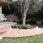 Stamped Concrete Walkway Photo