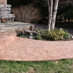 Stamped Concrete Walkway