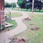 Stamped Concrete Walkway Photo