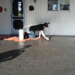 Stamped Concrete Outdoor Patio
